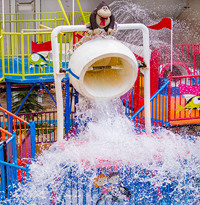 سطل آب ریز استخر کودک